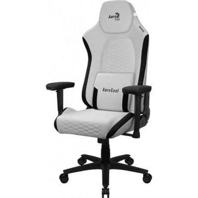 Кресло геймерское Crown Leather Черный, Moonstone White (77518270)