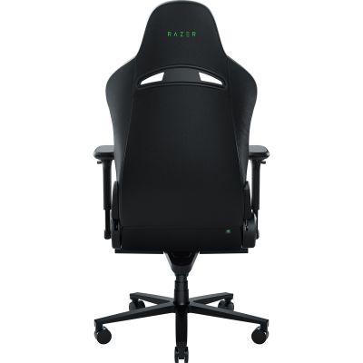 Кресло геймерское Enki Черный, Зеленый (79518260) дешево