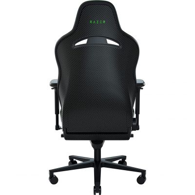 Кресло геймерское Enki Pro Черный, Зеленый (79518283) с доставкой