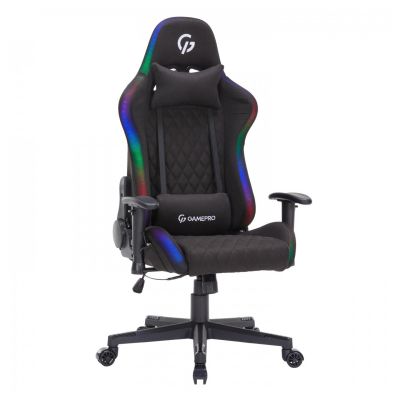 Крісло геймерське Gamepro GC700FB RGB Size L Black (971470440)