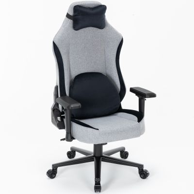 Кресло геймерское GamePro GC715 Linen fabric Dark grey (971033032) дешево