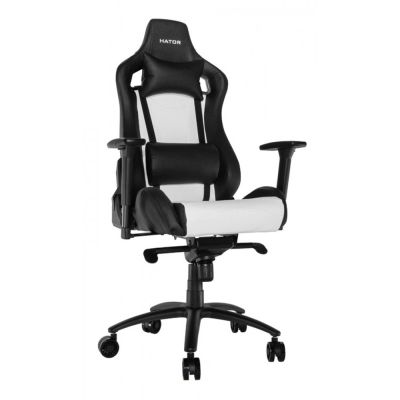 Кресло геймерское Apex Черный, Белый (78446758)