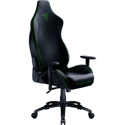 Кресло геймерское Iskur X Черный, Зеленый (79518267)