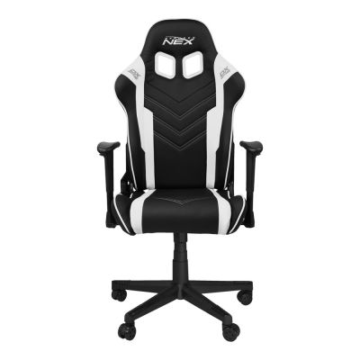 Крісло геймерське NEX EC/OK134 Чорний, Білий (38458072) дешево