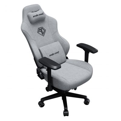 Крісло геймерське Phantom 3 Pro Size L Fabric Grey (871380172) с доставкой