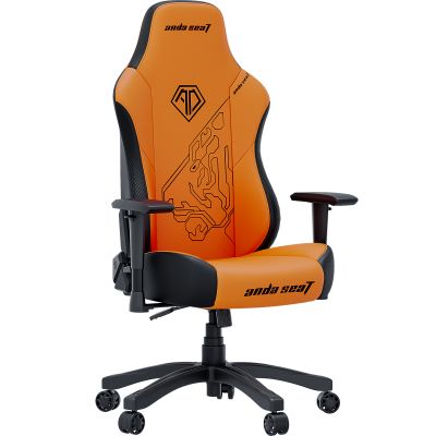Кресло геймерское Phantom 3 Tiger edition PVC Size L Orange (871269465) дешево