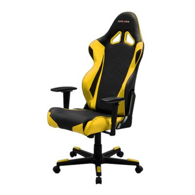 Крісло геймерське RACING OH/RЕ0 Чорний, Жовтий (38447054) недорого