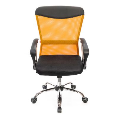Кресло Ирвин CH TILT Оранжевый, Экокожа Черный (47382632) дешево