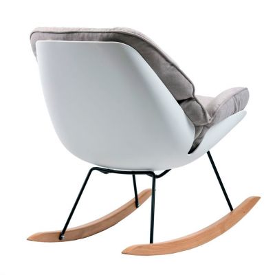 Кресло качалка Serenity Светло-серый (31336666) дешево