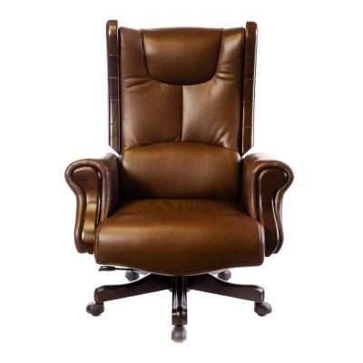 Кресло Лигурия EX D-TILT Кожа Коричневый (47403533) недорого