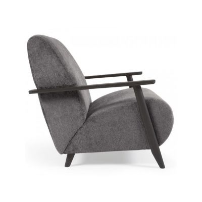 Кресло MARTHAN Темно-серый, Черный (90916307) дешево