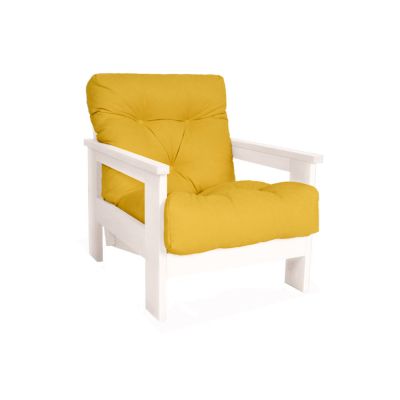 Кресло Mexico Желтый, Белый (65442710)