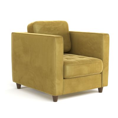 Кресло Modern Желтый, Черный Античный (114739703) дешево