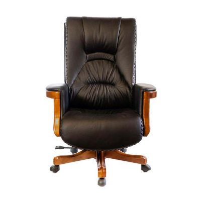 Кресло Морион EX TILT Кожа Черный (47403525) дешево