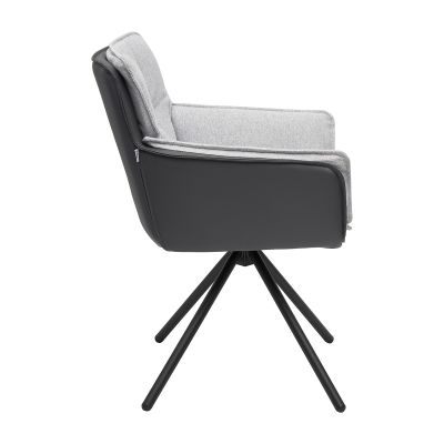 Кресло поворотное Rasmus LC 180 Solid 83, Черный (1011099320) недорого