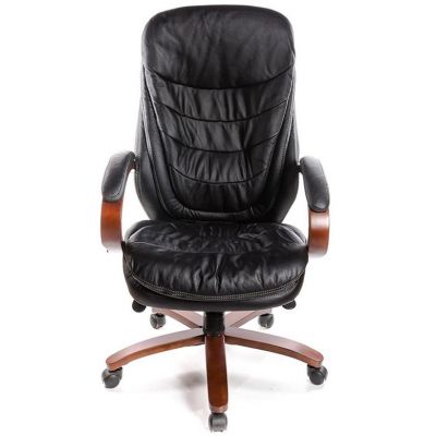 Кресло Валенсия EX Soft Кожа Черный (47336326) недорого