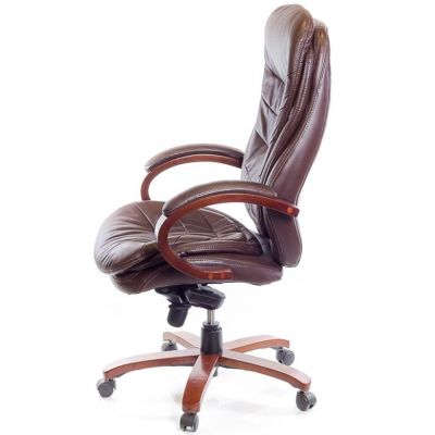 Кресло Валенсия EX Soft Кожа Коричневый (47336325) дешево