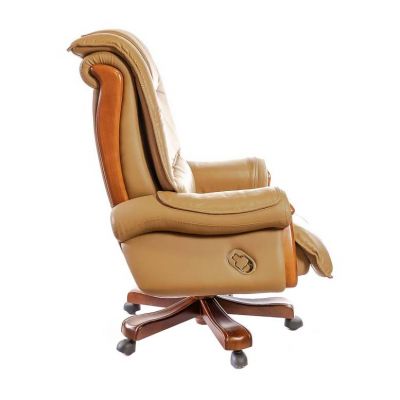 Кресло Вольтер EX D-TILT Кожа Бежевый (47403540) дешево