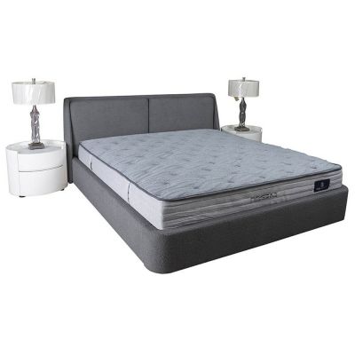 Кровать Афина с ПМ Темно-серый, 160x200 (1351269354)
