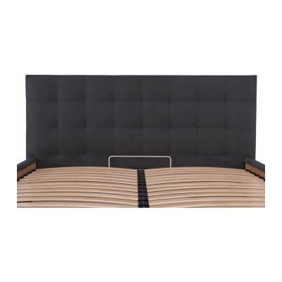 Кровать Честер ВИП Мисти Dk. Grey, 180x200 (48703369) дешево