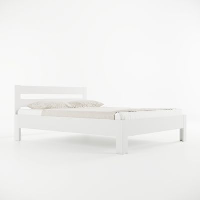 Ліжко Чезаре Білий, Вільха, 140x200 (105650636) с доставкой