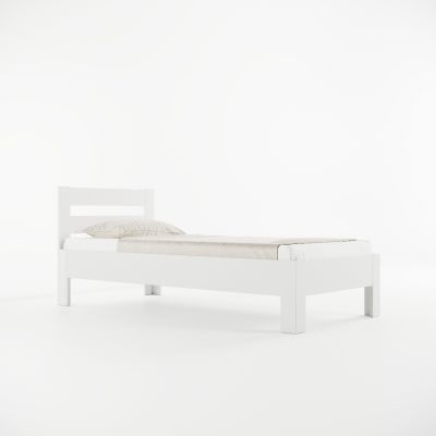 Кровать Чезаре Белый, Ольха, 90x200 (105650635) недорого