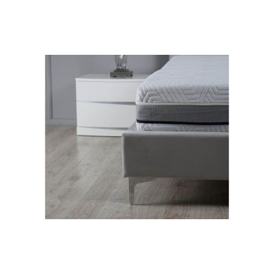 Ліжко Клер Світло-сірий, 160x200 (1351205726) с доставкой