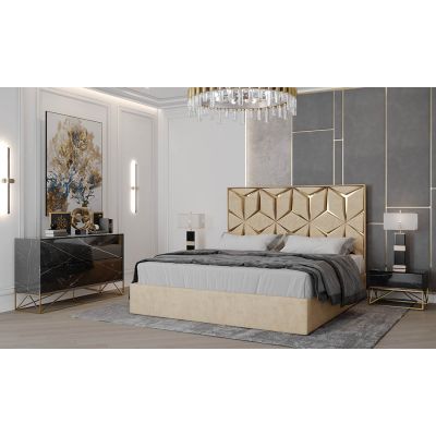 Кровать Кристал с ПМ Айвори, 160x200 (1351205728) дешево