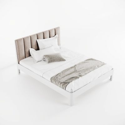 Кровать Кьянти Белый, Ольха, 140x200 (105650580) недорого