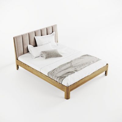 Ліжко К'янті Олія-горіх, Ясен, 160x200 (105650586) дешево