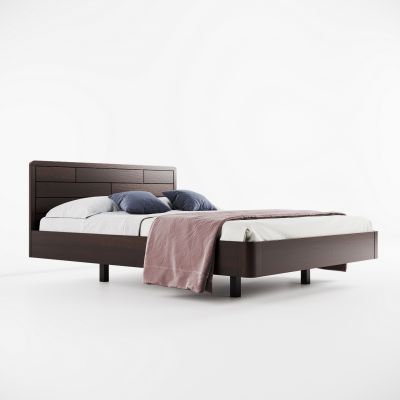 Кровать Лауро ПМ Венге, Ясень, 160x200 (105650566) дешево