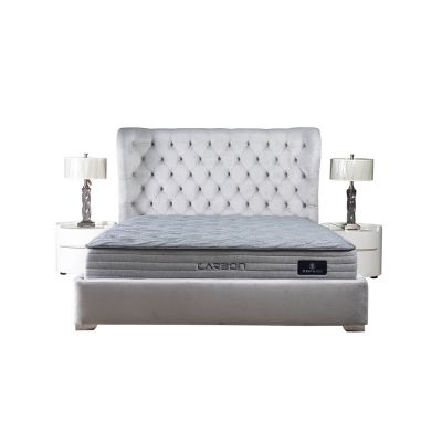 Ліжко Легасі з ПМ Світло-сірий, 180x200 (1351205736) недорого