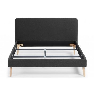 Кровать LYDIA 150x190 Темно-серый, 150x190 (90916239) дешево