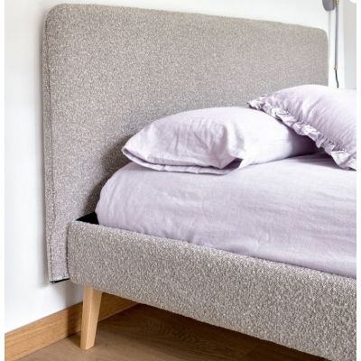 Кровать LYDIA 160x200 Светло-серый, 160x200 (90916226) дешево