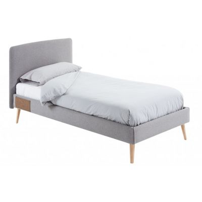 Кровать LYDIA 90x190 Светло-серый, 90x190 (90916207) дешево