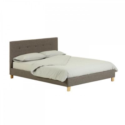 Кровать Natuse 150х190 Серый, 150x190 (90724253)