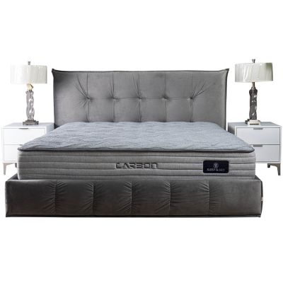 Кровать Теана с ПМ Серый, 160x200 (1351205771)