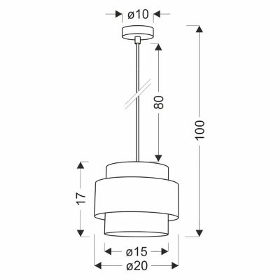 Люстра Candellux 31-18113 Cork Білий (1721380978) недорого