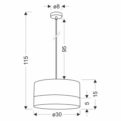 Люстра Candellux 31-21625 Porto Білий (1721380970) недорого