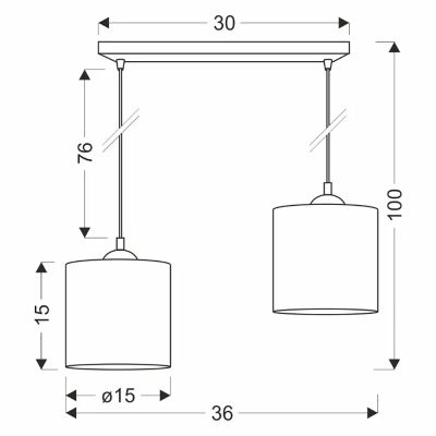 Люстра Candellux 32-18328 Legno Коричневый (1721380955) дешево