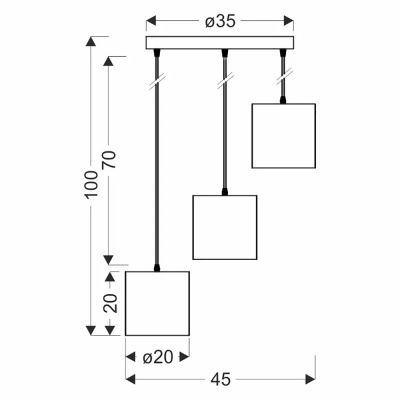 Люстра Candellux 33-00682 Atlanta Білий (1721380962) недорого