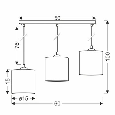 Люстра Candellux 33-18335 Legno Коричневый (1721380956) с доставкой