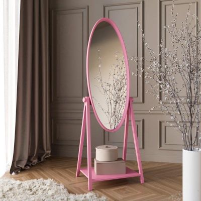 Напольное зеркало Монреаль 2 57х174 Розовый (68976430)