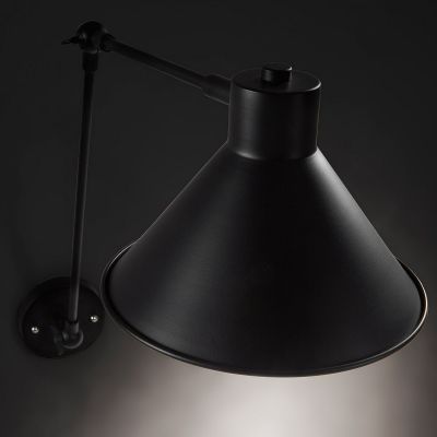Настенный светильник ODINE Черный (90733748) дешево
