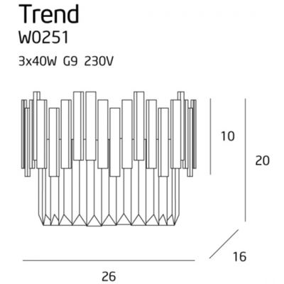 Настінний світильник Trend Brass (118865331) недорого