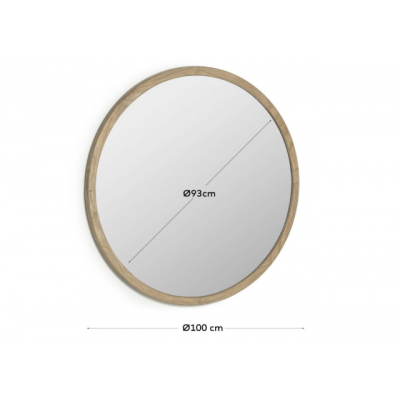 Настінне дзеркало Alum D100 Натуральний (90937400) дешево