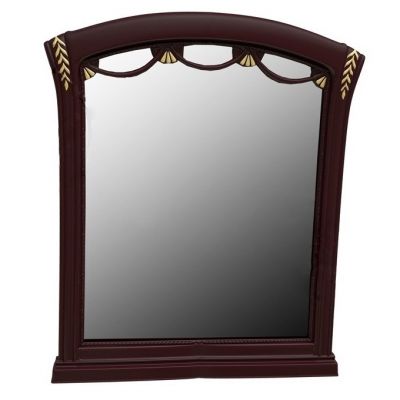 Настенное зеркало Роселла 1000х900 Махагон (94951053)