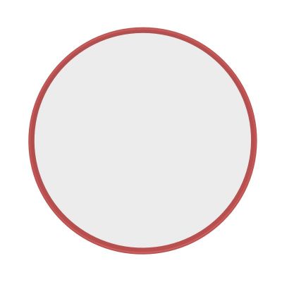 Настенное зеркало Токио D1000 Красный (68976579)