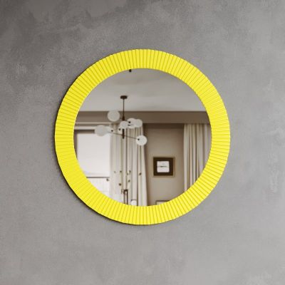 Настенное зеркало Виано D71 Желтый (68976321)