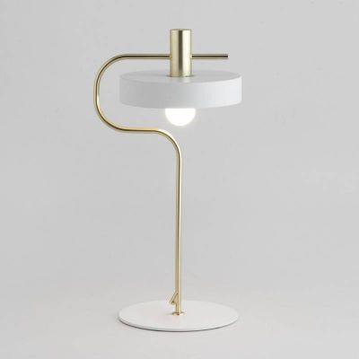 Настольная лампа ALOA White, Brass (138988538)